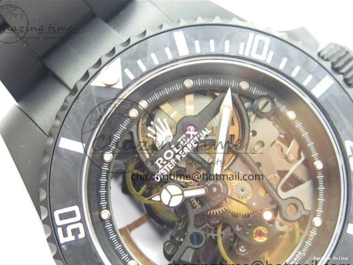 0523 Submariner 116610 Andrea Pirlo DLC ROF Best Edition Carbon Bezel on Skeleton DIal SA QuickDry 2790